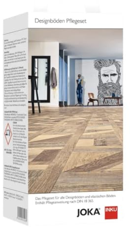 JOKA Designböden Pflegeset (PUR Reiniger + Designpflege matt)