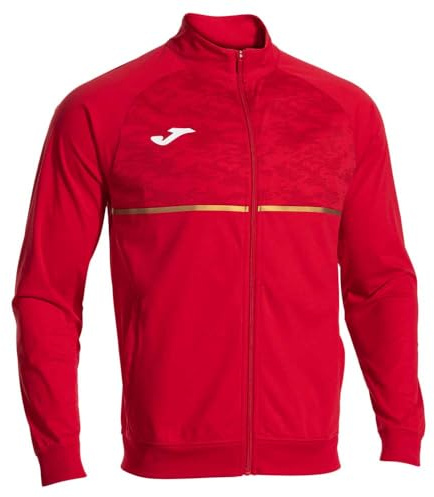 Joma Langarm-Sportjacke für Jungen, 4XS-2XS, Sweatshirt mit Reißverschluss und Taschen, für Fußball und Schulaktivitäten, Record III