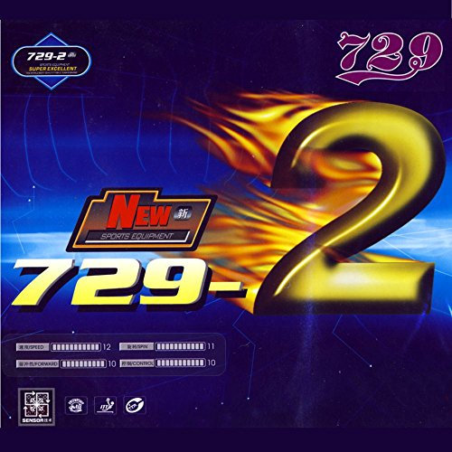 Friendship New 729-2 (2,2 mm - schwarz) | - China Tischtennis Belag | ITTF | TT-Spezial - Schütt Tischtennis