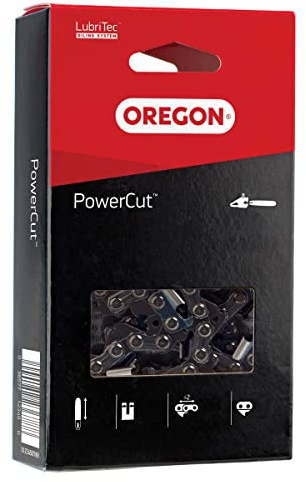 Oregon 72EXL072G Sägekette PowerCut rot | Vollmeißel PowerCut, Ersatz-Sägekette, passend für Husqvarna, Stihl und mehr