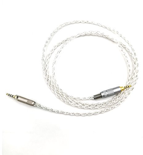 Cavo HiFi con 2,5 mm Trrs bilanciato, maschio, per cuffie Sennheiser HD598 / HD558 / HD518 / HD598 Cs / HD599 / HD569 / HD579 & Astell&Kern AK240, AK380, AK320, onkyo DP-X1,FIIO,X5III,XDP-300R