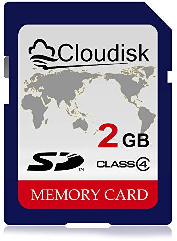 Cloudisk SD Card 2GB Class 4 Flash Memory Card 2G SLC Stanard Secure Digital Cards (2 GB)