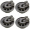 4X Korbrollen, Geschirrspüler Unterkorb Räder für Bosch Siemens Neff Küppersbusch Balay 611475 00611475 436718 Spülmaschine