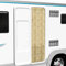 Tidyard Moustiquaire Rideau de Porte Protection Contre Insectes Anti-Moustique Mouche Caravane Beige 56x200 cm Chenille