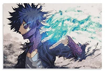 Dabi My Hero Academia Poster Dekorative Gemälde Leinwand Wandposter und Kunstbild Druck Moderne Familie Schlafzimmer Dekor Poster 20 x 30 cm Dabi My Hero Academia Poster Dabi My Hero Academia Ca