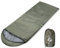 Backpacker's Journey 1,4 kg Schlafsack in komprimierbarem Packmaß. Schlafsack Outdoor leicht für Damen und Herren. Ideal für Camping, Wandern, Backpacking und Motorradtouren (olivgrün)