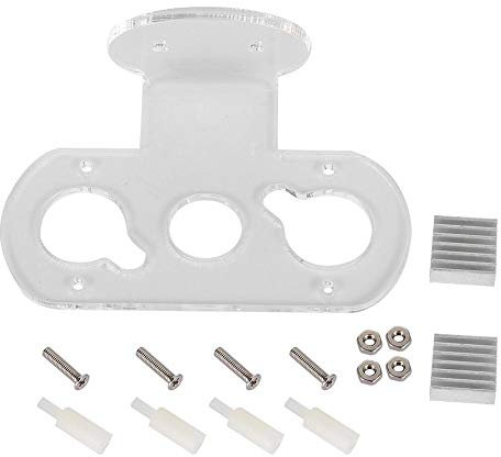 OnSaya Kamera Gehäuse Halterung Kameraständer für Raspberry Pi Weitwinkel Kamera Gehäuse Halterung Verschleißfestes ABS mit Schraubtasche für Raspberry Pi Acryl Halter Kameragehäuse Halterung