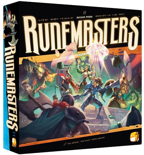 Funforge: Runemasters - Fantasy-Verteidigungsspiel, kooperatives Würfelbrettspiel, Erwachsene & Familie, ab 8 Jahren, 1-4 Spieler, 45 Minuten