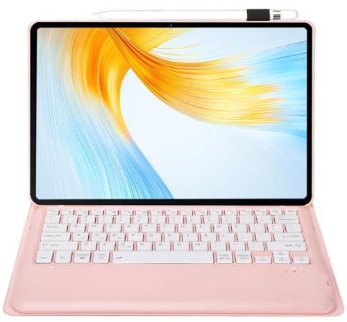 FIABANO Keyboard Cover Folio Case with Detachable Bluetooth Keyboard for Lenovo Tab P12 (12.7 inch) TB370FU / TB371FC