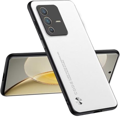 Topme Handyhülle Kompatibel mit vivo V23 5G (6.44) – Sicherer und Stilvoller Schutz - Weiß
