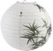 Widybord 30cm Lampenschirm Papier Laterne Orientalisch Licht Dekoration Chinesisch, Bambus