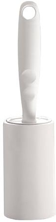 Fusselrolle Klebriger Fusselentferner, reißbare Kleidungsrolle, Dip-Fusselrollenbürste for Entfernen von Fusseln (Color : White, Size : 5x22x5cm)