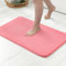 MIULEE Badematte Memoryschaum Badteppich Memory Foam Badezimmerteppich Duschvorleger Teppich Badvorleger Duschmatte Deko Fussmatte rutschfeste Matte für Badezimmer Wohnzimmer 40x60cm Rosa
