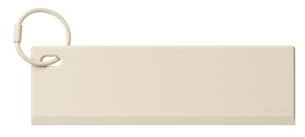 blomus Duschabzieher FLIT | Moonbeam | 23L x 7B cm | Duschwischer Beige | Fensterabzieher aus Silikon mit Metall-Kern für Dusche, Badezimmer, Spiegel, Glas-Reinigung, Fliesen