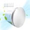 Domigard 100mm Silent Bathroom Extractor Fan with Round Baffle,95m³/h Powerful and Energy-Saving Bathroom Fan, Ventilation Through-wall for Kitchen, Bathroom, Toilet,34 dB,IPX4 Waterproof
