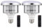 Andoer 2 Stück 85W LED-Glühbirne Fotografie, LED Softbox Glühbirne Fotolampe Energiesparend 3200K-5500K Einstellbare Helligkeit E27-Fassung mit Fernbedienung für Fotostudio Zuhause Lager Büro Hotel