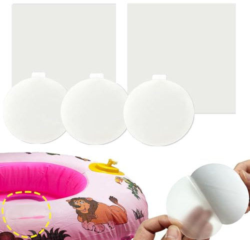 KAIHENG TPU Kit di Riparazione per Toppe Trasparenti per Piscina, Kit di Riparazione Impermeabile per Toppe gonfiabili, per Riparazione Piscina
