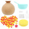 ULDIGI 1 Satz Mosaikvase Kunst DIY Vase Dekovase Selber Machen Blumenvase Selber Machen Einfache DIY-vase Tischvase Selber Machen Retro-vase Moderne DIY-vase Mosaik-blumenvase Hölzern