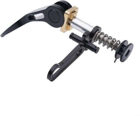 Alanmoship Folding Bike Seatpost Clamp For Brompton Folding Bike Saddle Post Lever 66 * 72mm Bicycle Seat Clamp Bike Carrier Rack Mounts Aluminum Alloy Bicycle Cycling Part Accessory(Black)