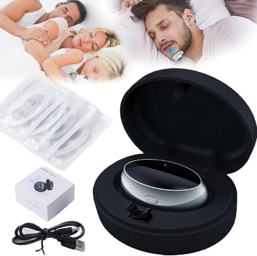 Schnarchfrei Pro, Schnarchstopper, Anti Schnarch,2024 Bestes intelligentes Sleep Ease Pro Anti-Schnarch-Gerät, magnetisches SleepEase-Gerät mit 3-Gang-Einstellung (1 Stücke)