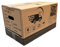 20 x Large Strong Cardboard Moving Boxes - Removal Boxes for Moving House - Packing and Storage Cartons with Carry Handles 52cm x 30cm x 30cm - Approx. 20x12x12