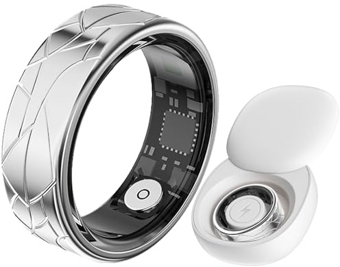 findtime Smart Ring Smartringe für Herren Damen Fitnessring Schrittzähler Schlaf Ring Herzfrequenz Fitness Tracker Ring Kalorien Health Sport Smart Ring Android iOS Gesundheitsring Pulsmesser