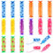 AYESY 15x Textmarker, Mini Textmarkern, Permanent Marker, Bunte Marker Pen Set, Highlighter Stifte für Schule Uni Büro, Candy Style
