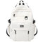 Clufar Schulrucksack Teenager Mädchen Wasserdicht Causal Laptop Rucksack Damen Weiß Schulranzen Jungen 5 Klasse Schultasche Backpack School Bag Daypack für College Travel Reisen,White