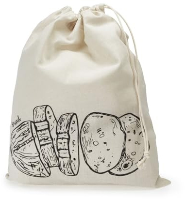 lakeland Bread Bag Fits a Large Loaf Helps stop bread drying out Approx. 36 x 46cm Ideal for Homemade Bread