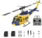 BuildCubes UH-1 RC Helicopter for Adults, 1/48 Scale, 2.4G 6CH Flybarless Stunt RC Military Helicopter, Optical Flow Positioning, Reverse Flight, Gift - RTF