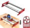 Kit per Slitta per Router Set, Slitta per Fresare per Appiattire Lastre + Fresatrice Legno Piastra di Base, Lega di Alluminio Rifilatore Piastra di Base, Fresatrice da Banco per Pannello da Banco