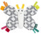Fehn Knister-Schmetterling – Activity-Rascheltier zum Greifen, Lauschen, Spielen & Geräusche erzeugen - fördert Babys Sinne & Motorik - idealer Begleiter für Babys und Kleinkinder ab Geburt