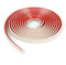 Moulure murale, 16,4 pi, quart de rond autocollant, bandes de calfeutrage et de finition flexibles for bordures de plancher et de carrelage, bande de calfeutrage for plafond, comptoir et cabine(Cream