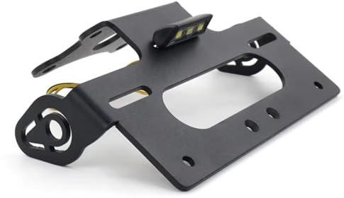 TREGOO Kompatibel Mit Yamaha Für MT-125 2020 2021 2022 2023 2024 2025 Kennzeichenhalterrahmen Motorrad Tail Tidy Eliminator Halterung Motorrad-Kennzeichenhalter