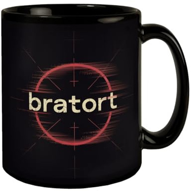 speecheese Tasse bratort Fadenkreuz für Hobbyköche und Tatort-Fans | Lustige Tasse - für Krimiliebhaber