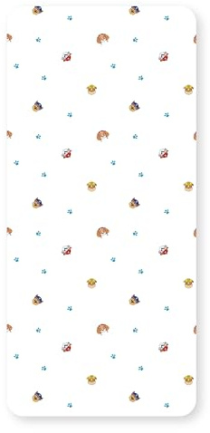 Paw Patrol Offizielles Spannbettlaken für Juniorbetten | Design „Missions“ | Mit Skye, Chase und Rubble | Entworfen für Junior-Kinderbetten | Weiches Polyester mit elastischem Rand