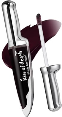 Halloween Bloody Lip Stain Dark Lipstick Langanhaltende Wasserfeste Formeln Mit Präzisem Pinsel Für Geheimnisvolles Party Make Up Langanhaltender Flüssiger Lippenstift