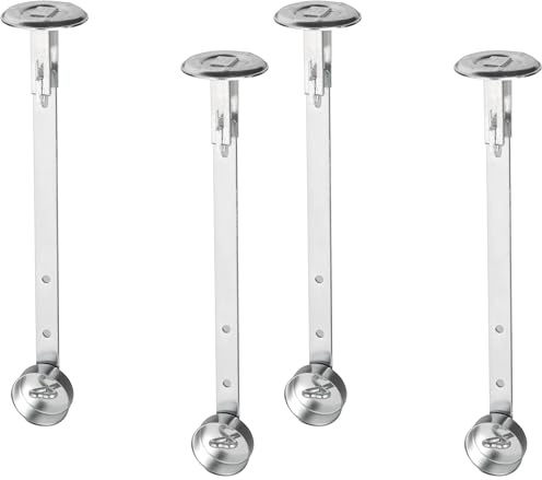 ABUS Gitterrostsicherung GS20 - Schutz für Kellergitter - mit Zugstab und Manipulationsschutz - ABUS-Sicherheitslevel 4-01281 - 2er Set (Packung mit 2)