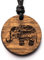 treeforce Indischer Elefant, Ganesha, Holzkette, Halskette, Schlüsselanhänger oder Auto- Anhänger 3 in 1 DIY Schmuck, Handmade, nachhaltig und vegan aus Holz