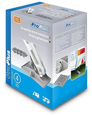 ProPlus Juego de 4 Placas de Apoyo XL