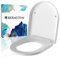 Abattant U1009 pour WC suspendu BERNSTEIN NT2038 - abattant Softclose