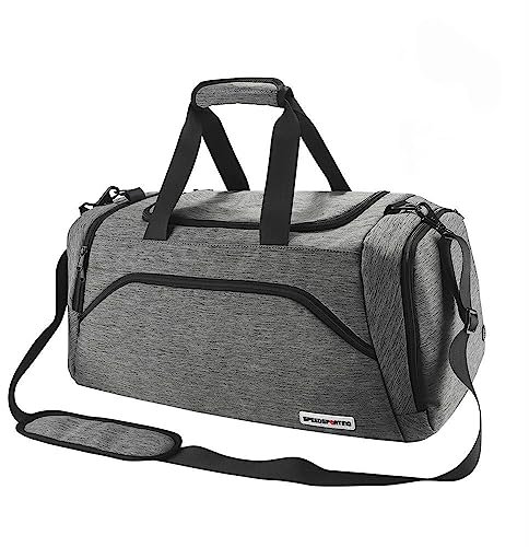 Speedsporting Sporttasche Männer Reisetasche Wasserdicht Fitnesstasche für männer mit Schuhfach Gym Fitness Tasche Sport Tasche Handgepäck Weekender Trainingstasche für Herren und Frauen 45L