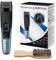 Remington Recortadora de Barba B5 Style Series - Barbero, 17 Ajustes, Inalámbrico, Autonomía de 60 min, Cepillo Barba, Negro y Azul - MB5001