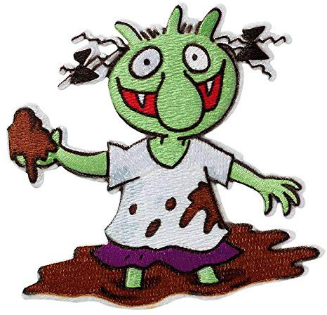 MQ 1619x Olchis © Applikationen, Bügelbild Patch Flicken, Olchis Schlammbad (16198 - Mädchen Schlamm)