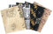 HDmirrorR CraftsFabrics Classics Harry Potter - Fat Quarters 5er-Pack (100% Baumwolle, echter lizenzierter Stoff, ideal zum Basteln)