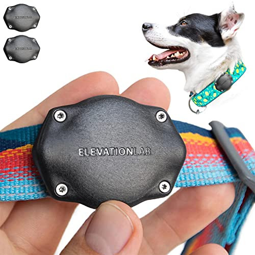 Elevation Lab TagVault Pet Hundehalsband-Halterung, IP68 wasserdicht, passend für alle Halsbänder, 2 Stück