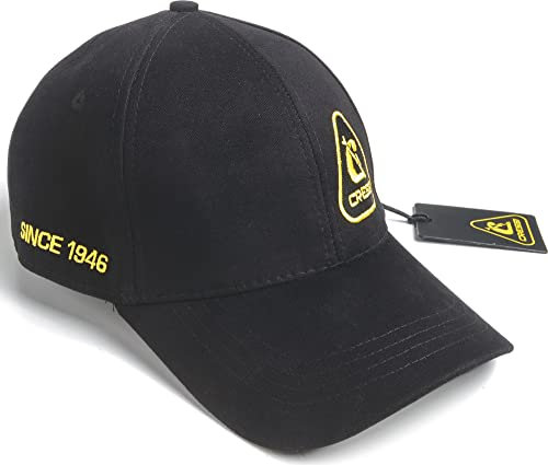 Cressi Unisex Adulto, Baseball cap Nero/Giallo, Unica