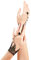 Balinco GOTHIC CHARLESTON ARMBAND 2er SET, Schwarz, Handstulpen, Fingerlose Handschuhe Damen, Karneval Accessoires, Fasching, Fastnacht, Halloween, Mottoparty