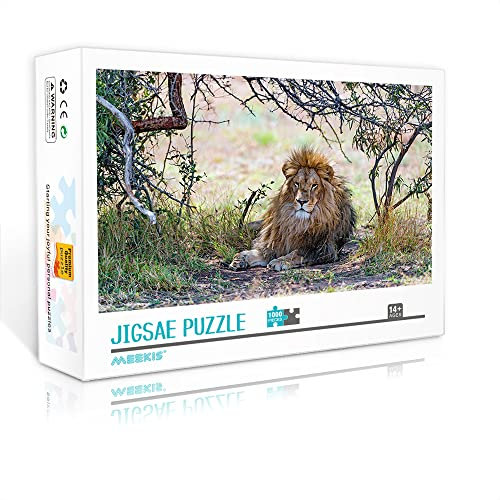 Mini-Puzzle für Erwachsene 1000 Teile Lion Set Puzzle DIY Spielzeug Klassisches Spiel Puzzle (38x26cm Papppuzzle) Puzzles für Erwachsene und Kinder