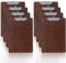 LELADY A4 Porte Bloc Avec Pince, 8 Pièces Porte-Blocs en Bois, Planchettes à Pince et Porte-formulaires, Porte Bloc Format A4, Clip Planches pour Papier, Clipboard, 310 * 225 mm